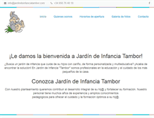 Tablet Screenshot of jardindeinfanciatambor.com